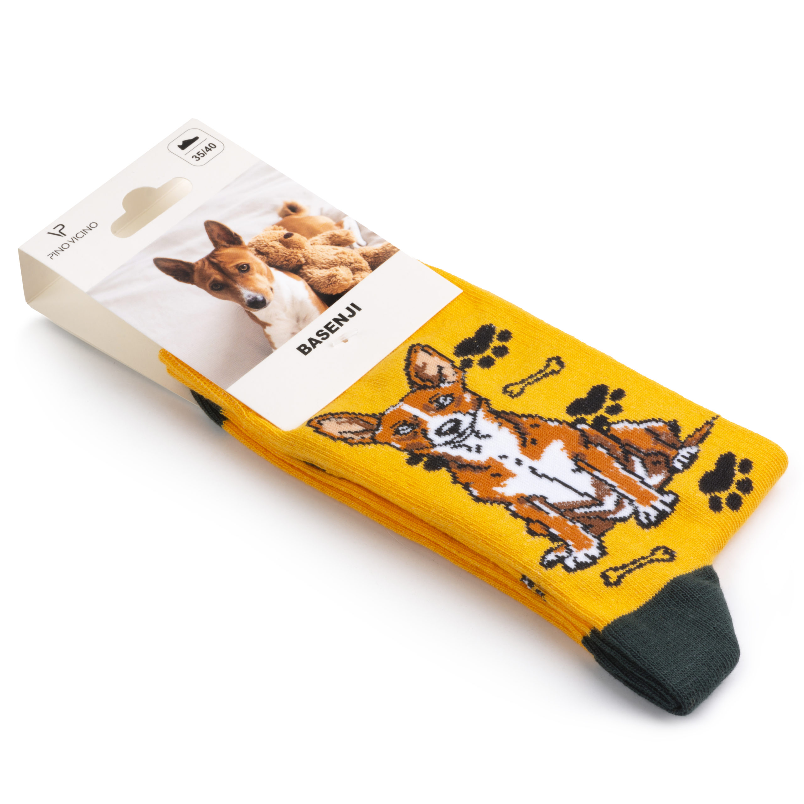 Skarpety w Pieski Rasa Basenji LONG - obrazek 6