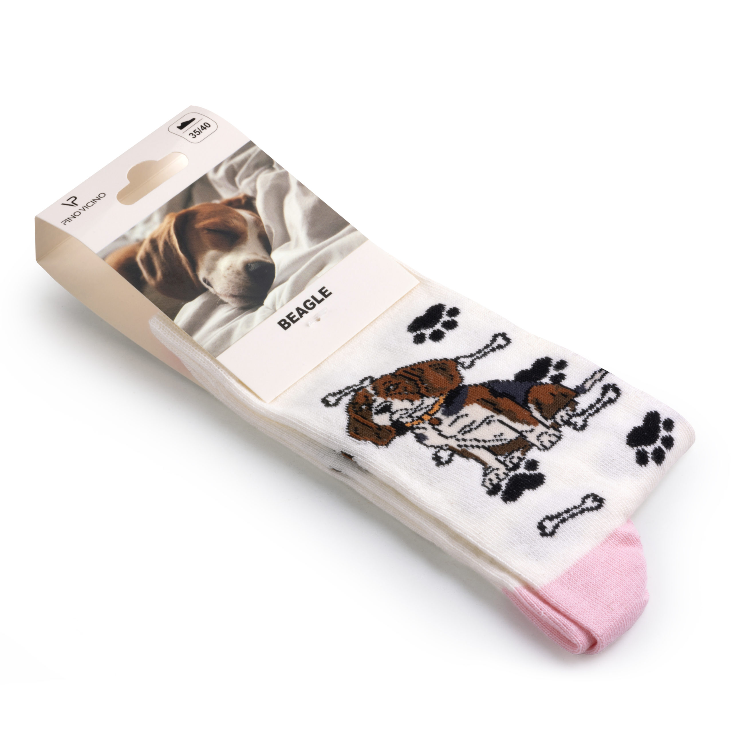 Skarpety w Pieski Rasa Beagle LONG - obrazek 6