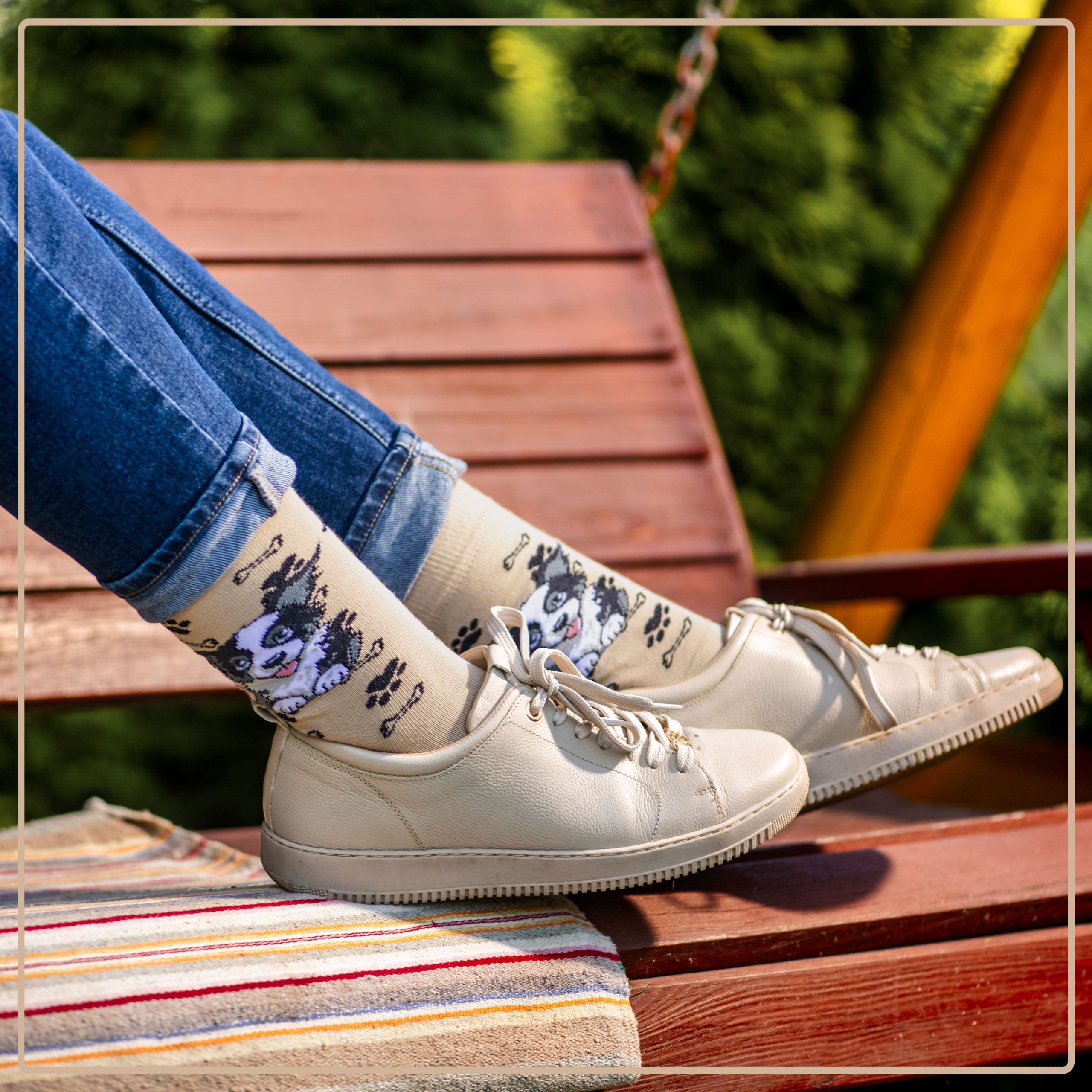 Skarpety w Pieski Rasa Border Collie LONG - obrazek 12