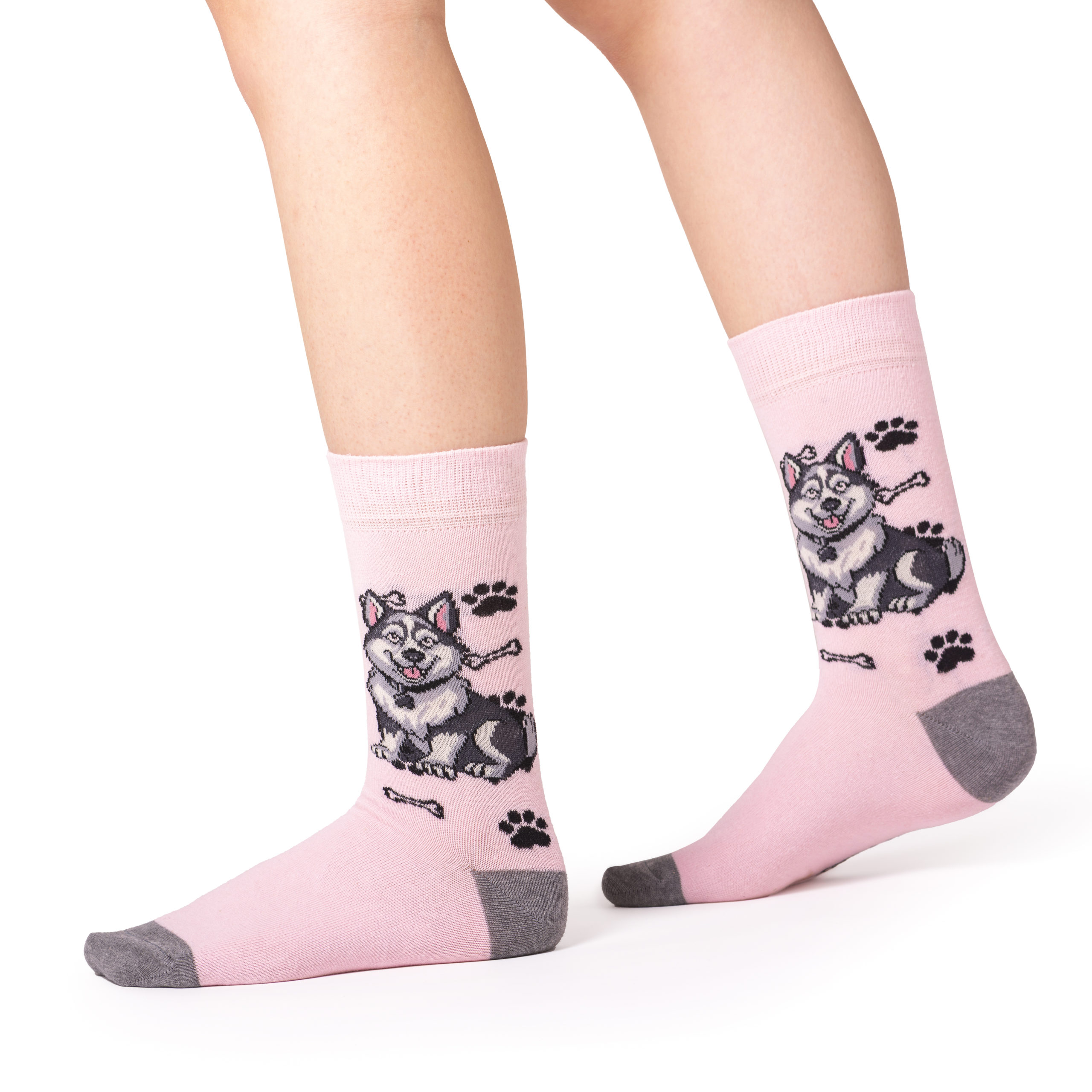 Skarpety w Pieski Rasa Husky LONG - obrazek 2