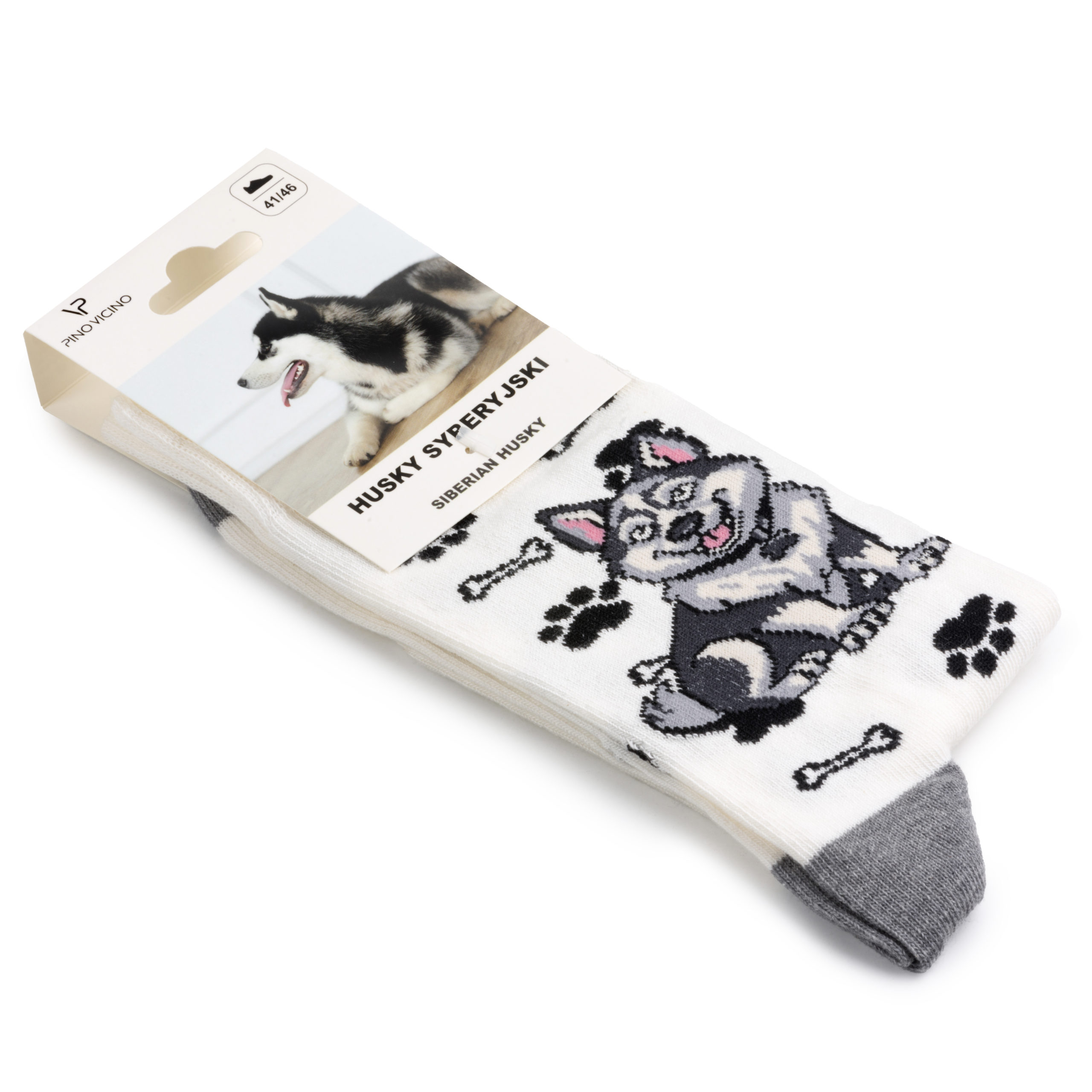 Skarpety w Pieski Rasa Husky LONG - obrazek 13