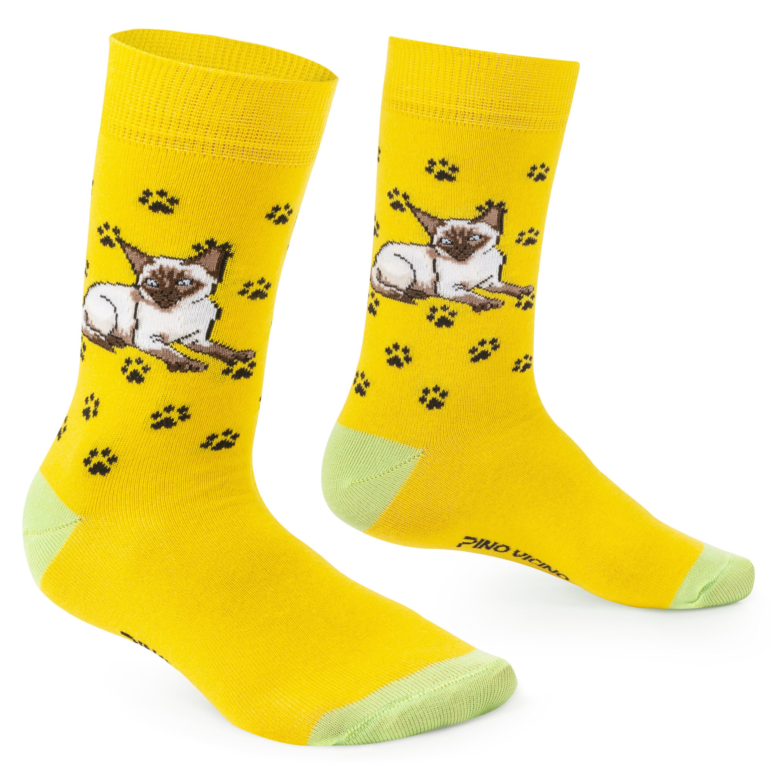 Skarpety w Koty Pino Vicino Rasa Święty Kot Birmański LONG